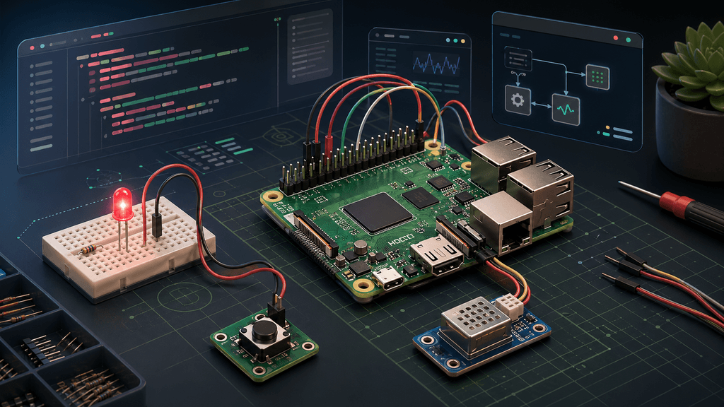 Raspberry Pi Maker workbench