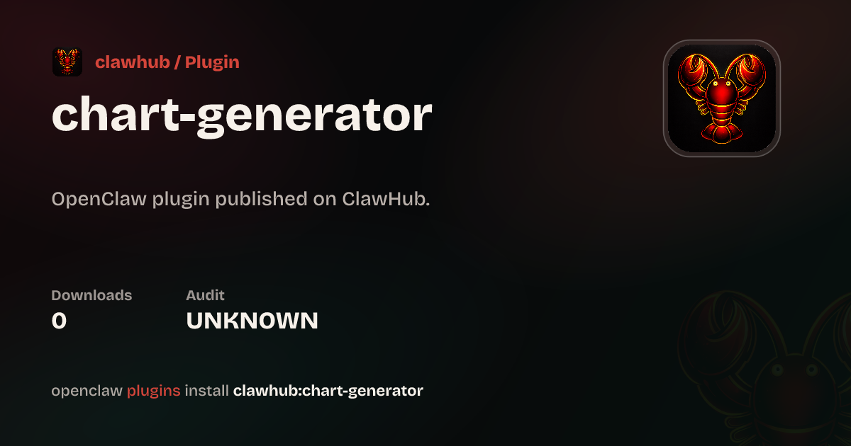 Chart Generator — ClawHub Plugins