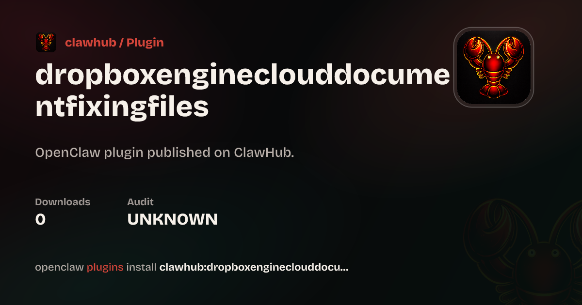 autonomous — ClawHub Plugins