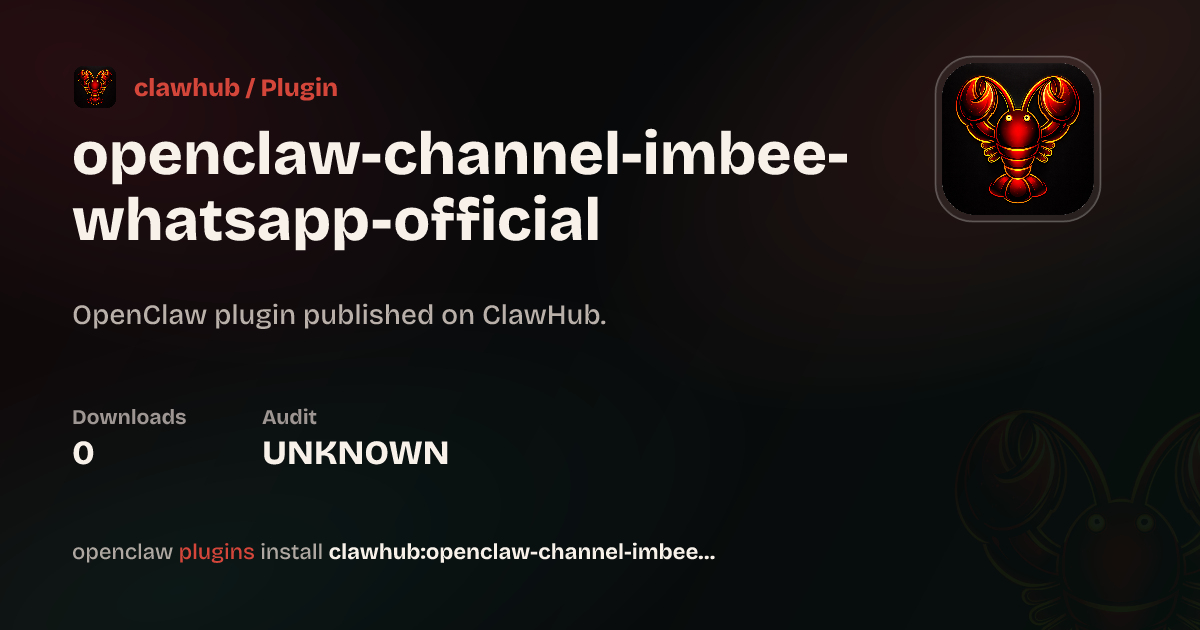 Plugin — ClawHub Plugins