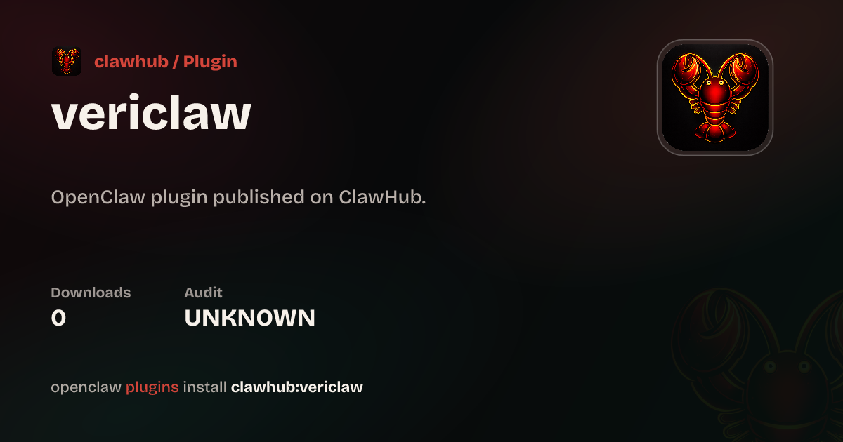 VeriClaw · Hallucination Correction Companion — ClawHub Plugins
