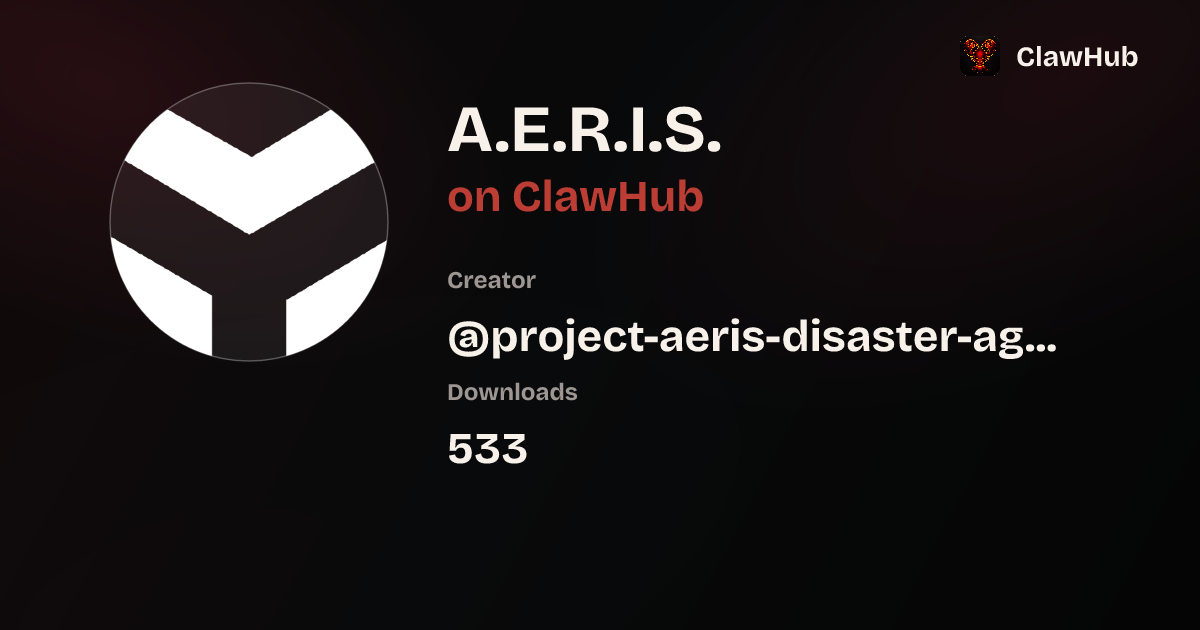 A.E.R.I.S. — ClawHub