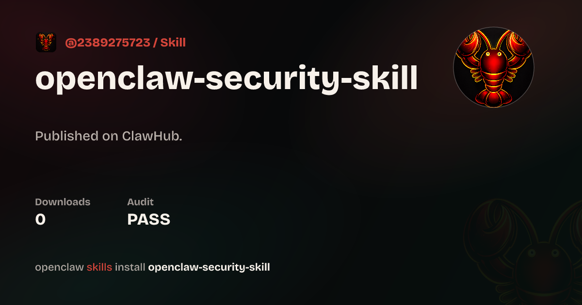 Static analysis security · OpenClaw Security Configurator — ClawHub
