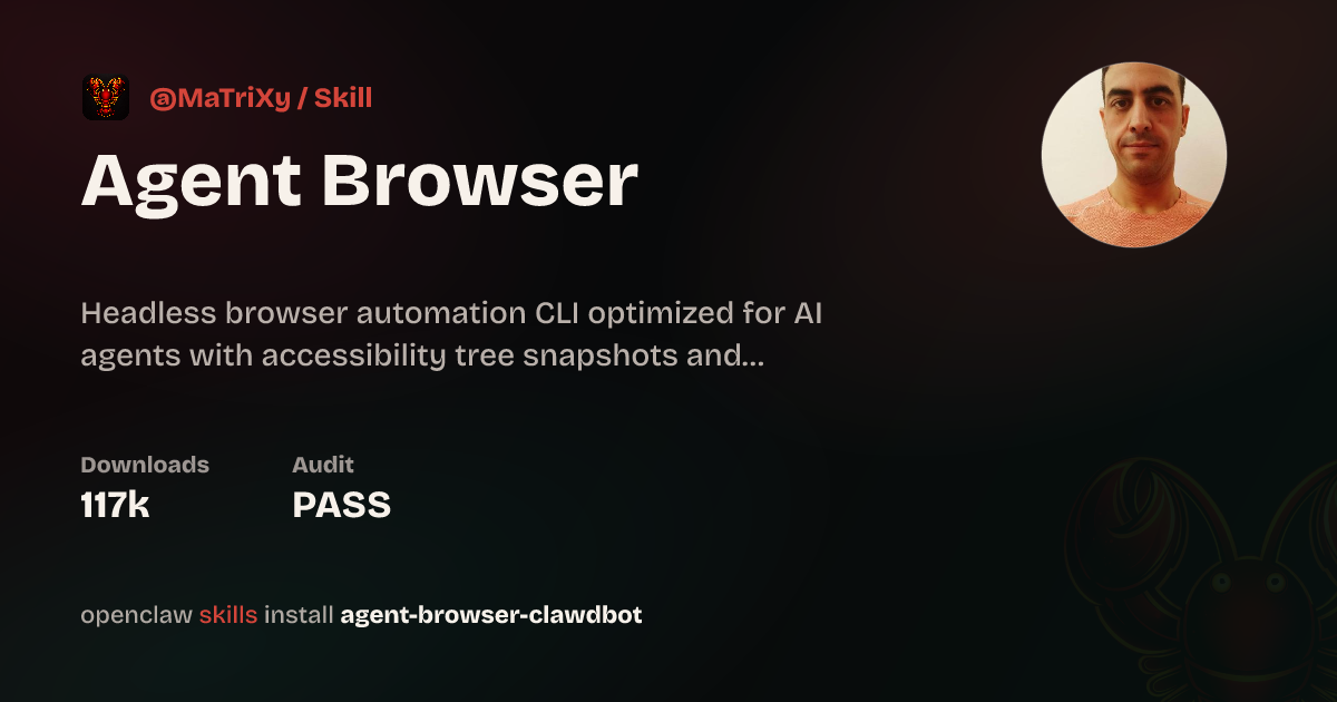 Agent Browser — ClawHub