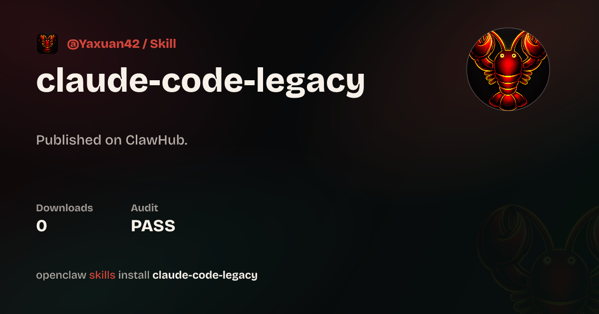 Static analysis security · claude-code (Deprecated alias) — ClawHub