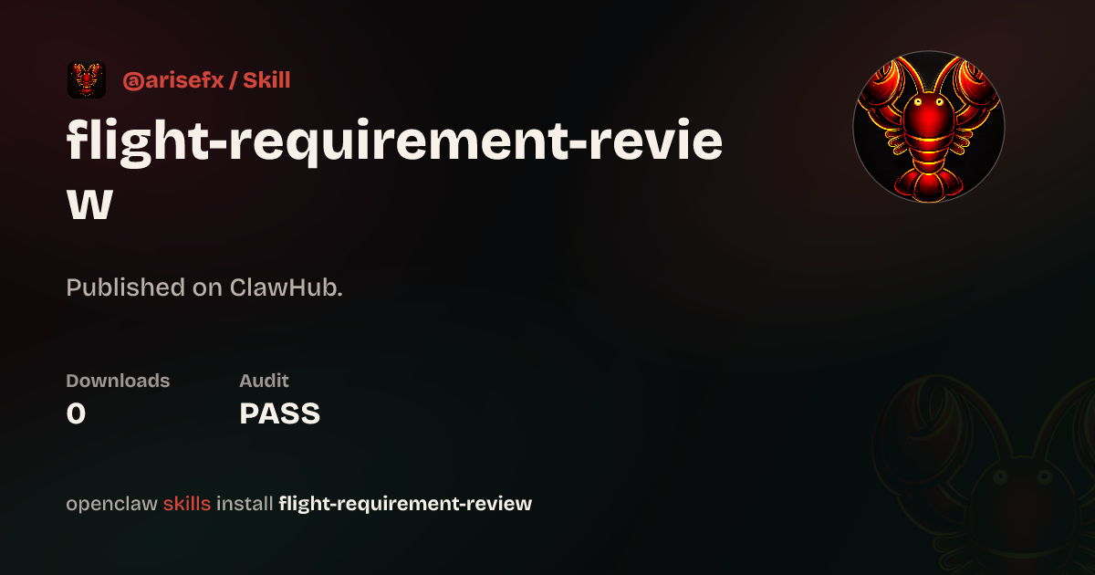 VirusTotal security · 机票产品需求评审 — ClawHub