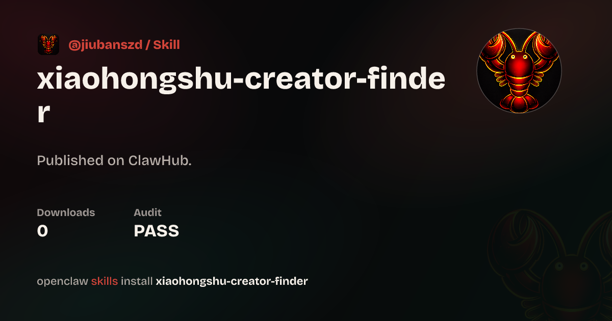 Static analysis security · creator-finder — ClawHub