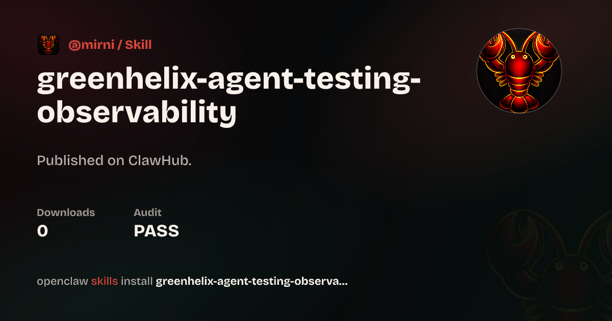Static analysis security · The Agent Testing & Observability Cookbook ...