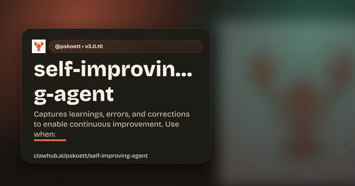 self-improving-agent