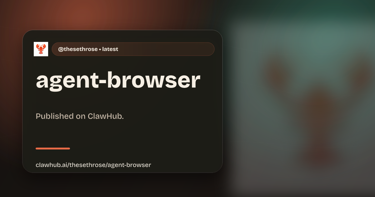 Agent Browser