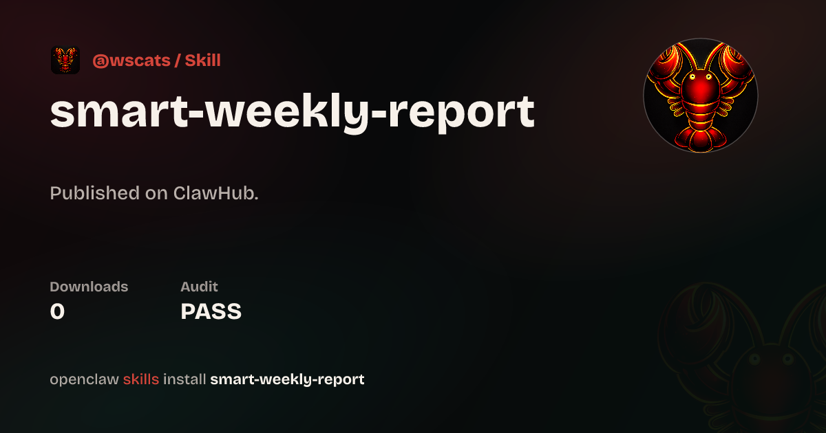 Static analysis security · Report Generator — ClawHub