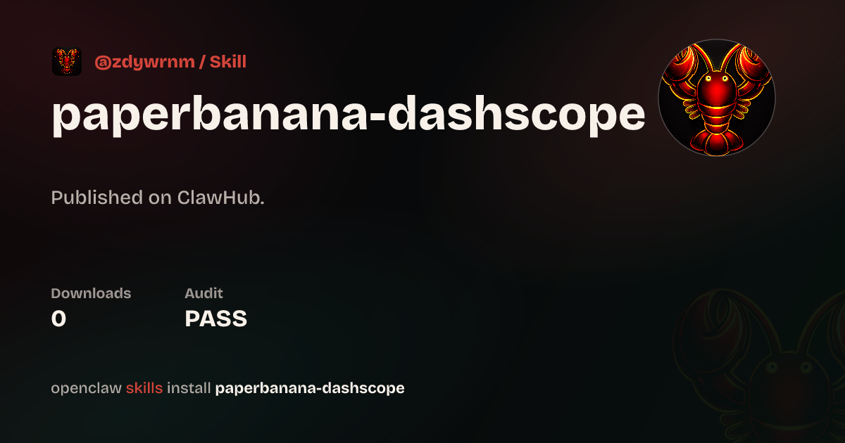 ClawScan security · Clawhub Skill — ClawHub