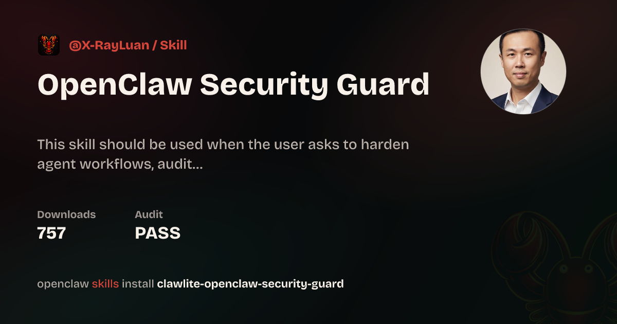 OpenClaw Security Guard — ClawHub