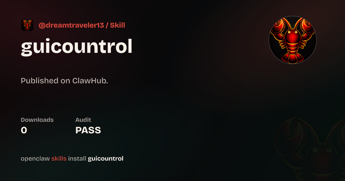 Linux GUI Control — ClawHub