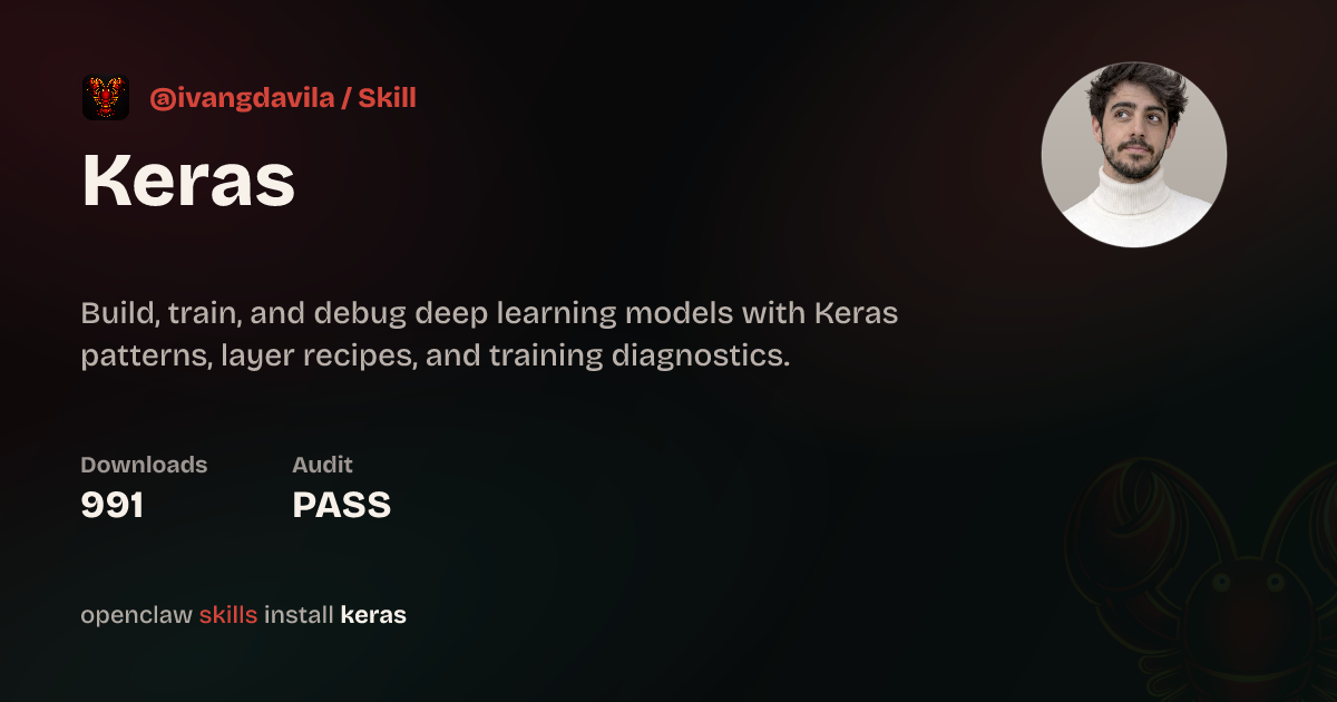 Keras — ClawHub