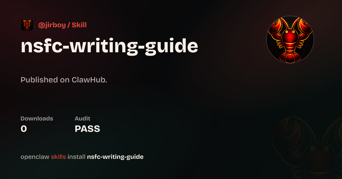 Nsfc Writing Guide — ClawHub