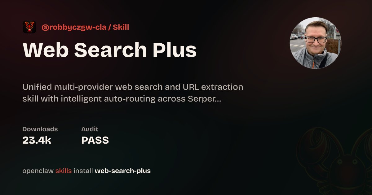 Web Search Plus — ClawHub