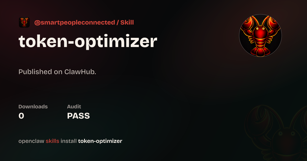 Tokenoptimizer — ClawHub