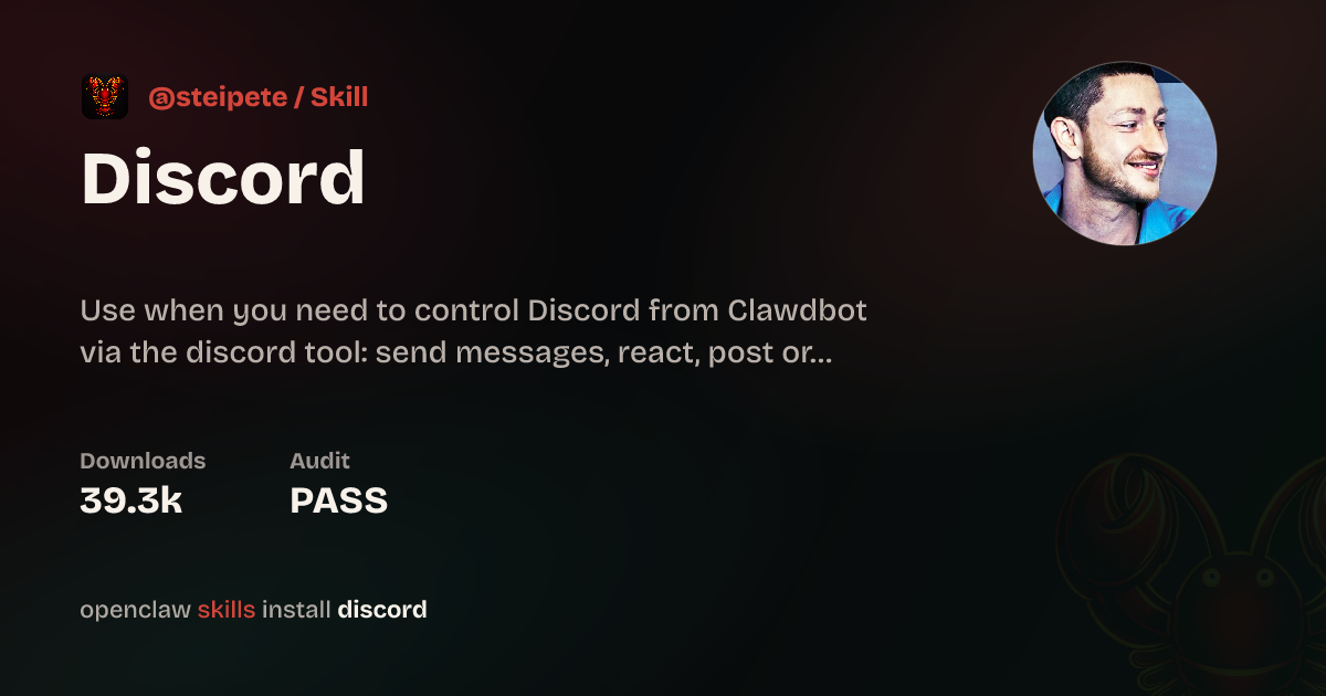 Security audit · Discord — ClawHub