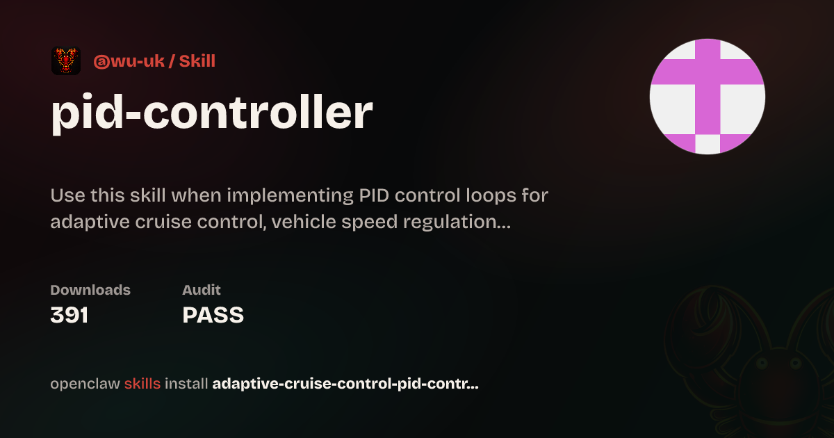 pid-controller — ClawHub