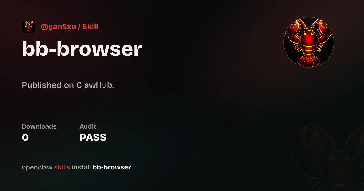 bb-browser — ClawHub